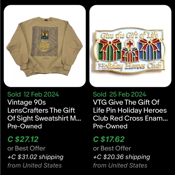 Vintage LensCrafters The Gift Of Sight / 90s / XL - Picture 10 of 10